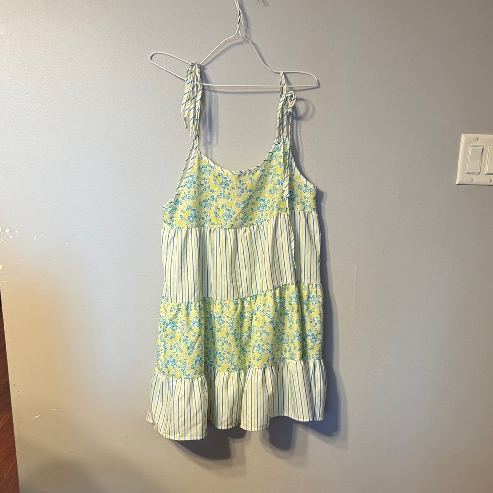 Floral Striped Sundress
